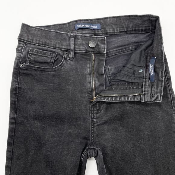 Calvin Klein Womens Jeans Size 4 High Rise Jegging Black Classic Minimal Stretch - Picture 6 of 11